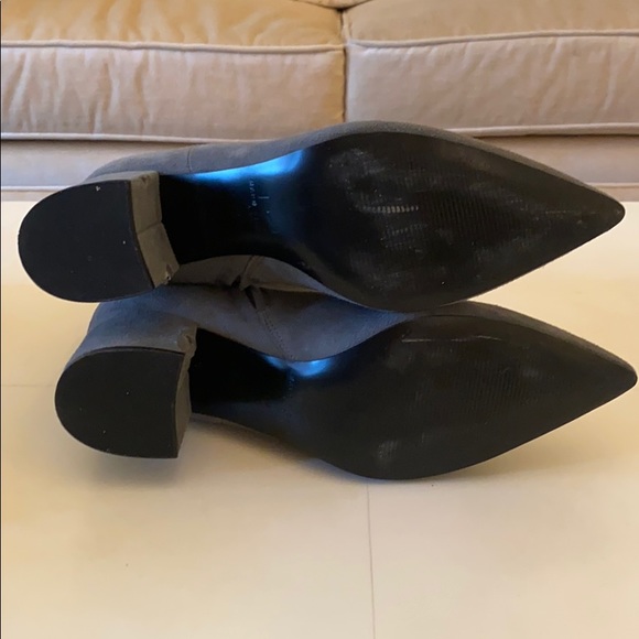 Marc Fisher Grey Suede Ankle Boots - Picture 13 of 13